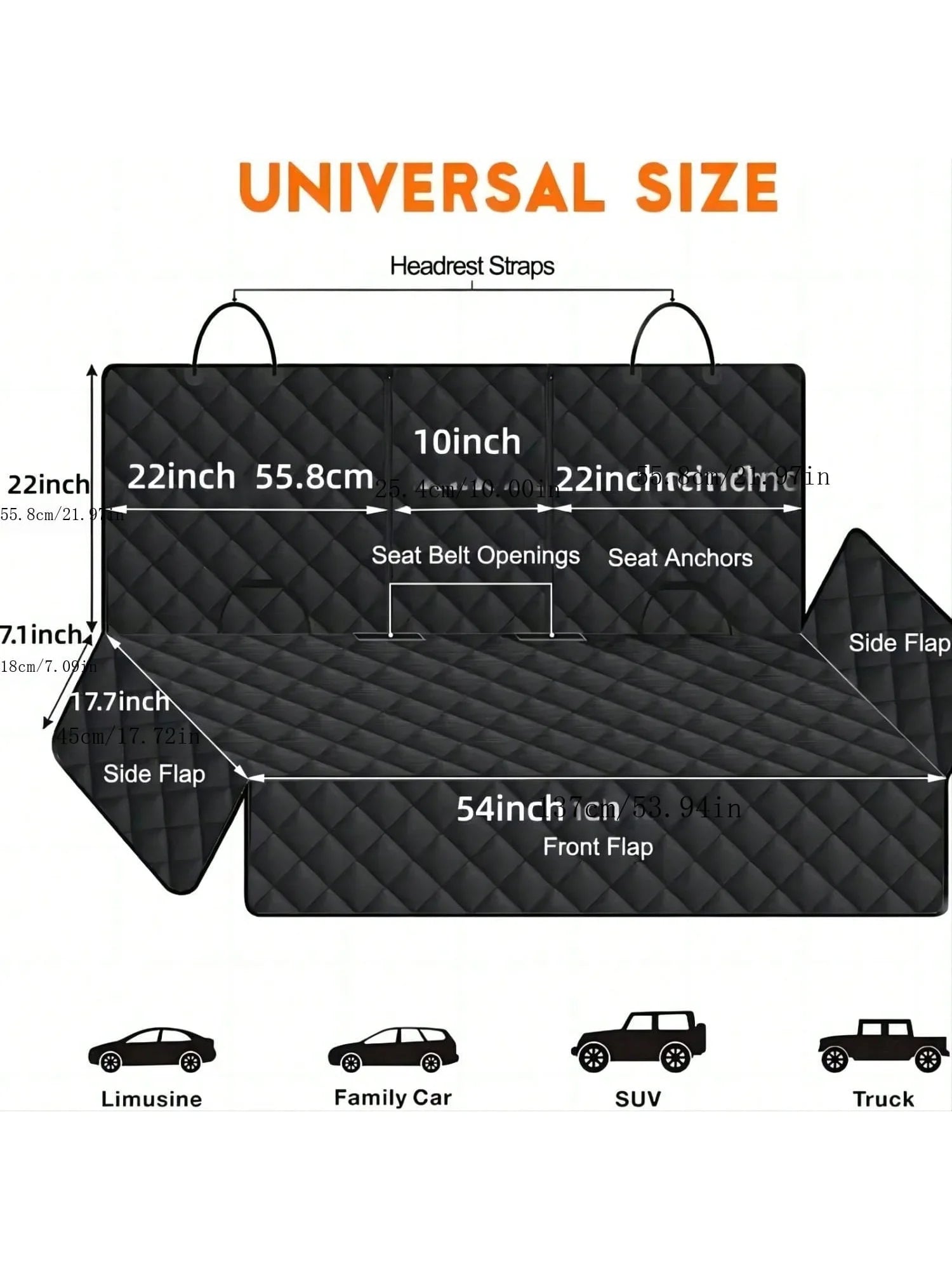 Housse de Protection de Voiture pour Chien – Imperméable et Antidérapante