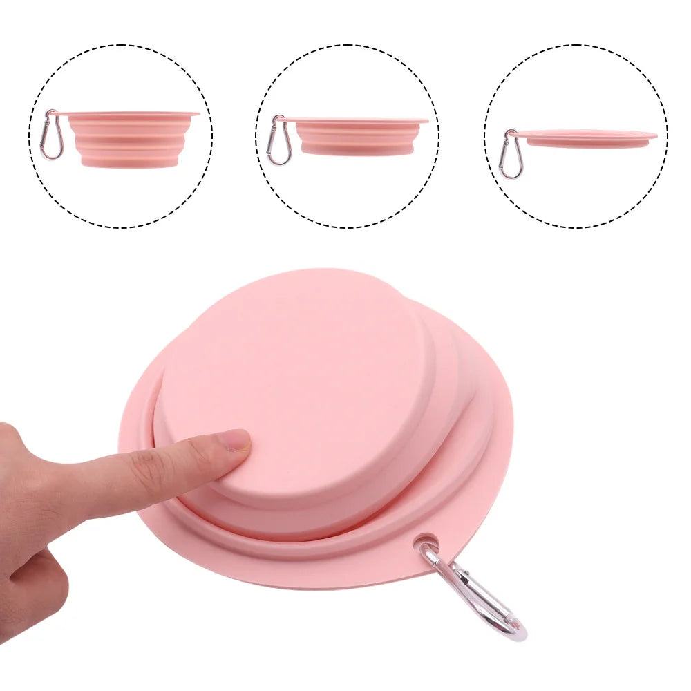 🐶 Gamelle pliable portable pour chien – Bol de voyage pour eau et nourriture