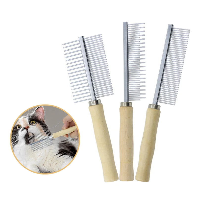 Peigne de toilettage anti-nœuds pour chien et chat